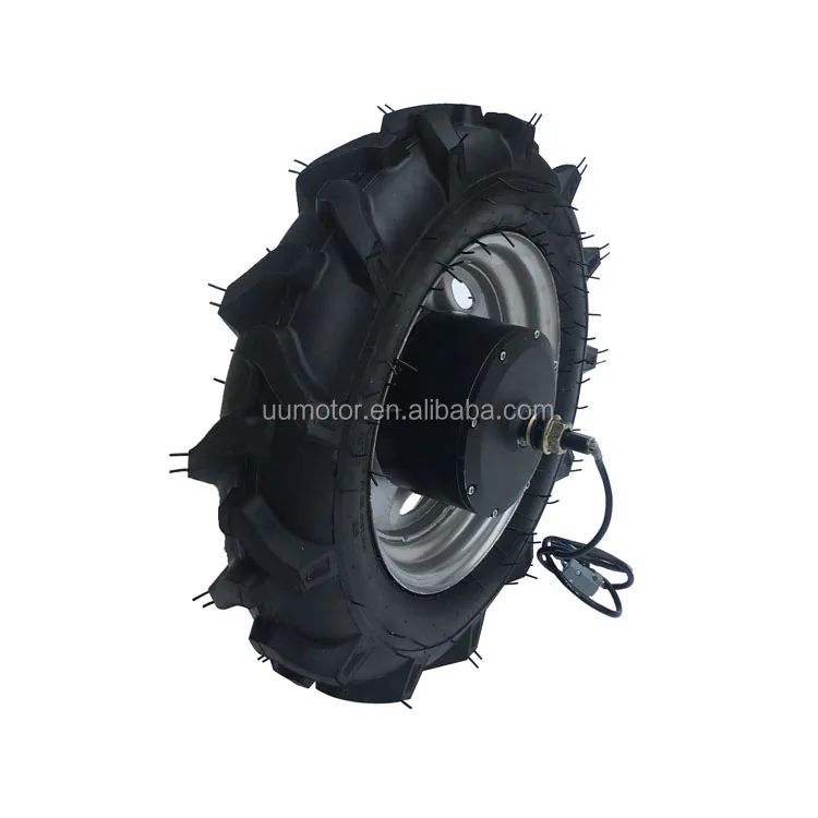  20 дюймов измельчитель одиночного ВАЛА ТРАКТОРА tire120nm 48v 1000w Робот Мотор для центрального движения