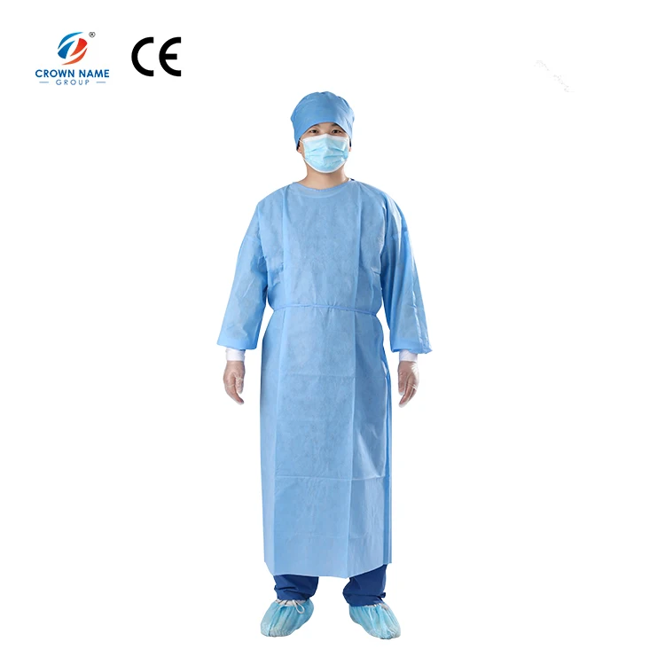 Customized sergical insolation gowns disposable surgical gown Breathable SMS Level 2 Isolation Gown