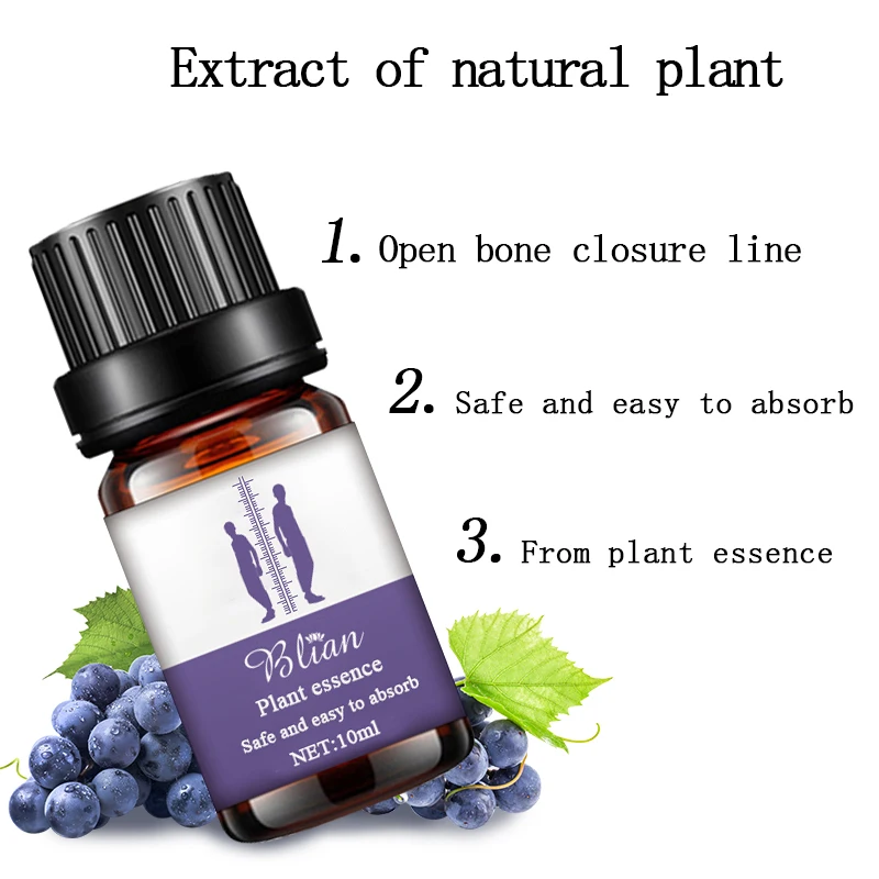Private Label Organic Vegan Pure Essential Oil Foot Health Skin Care Promote Height Increasing Bone Growth Oil