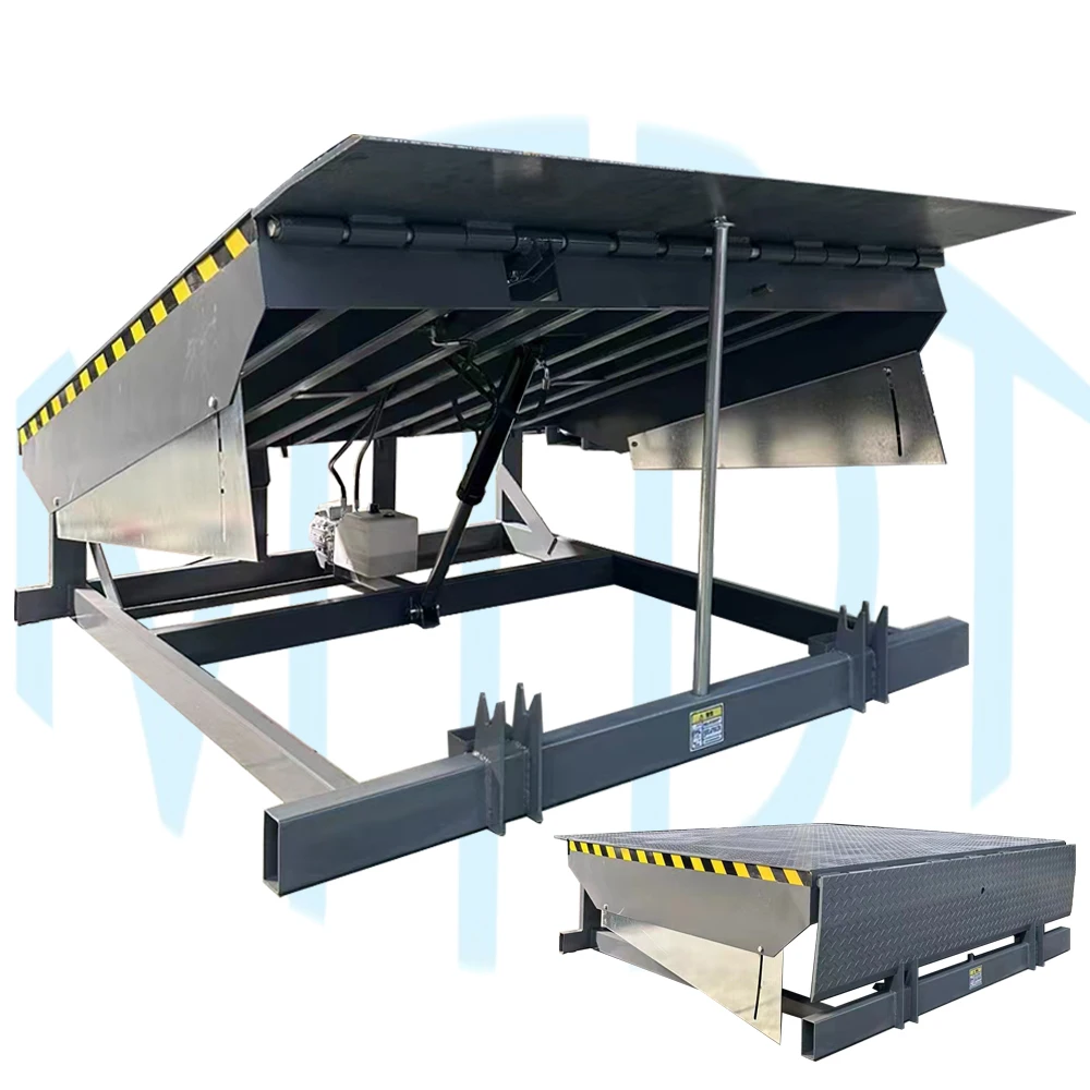 Automotive Mobile Bridge Loading Unloading Ramps Truck Yard Dock Leveler Ramps