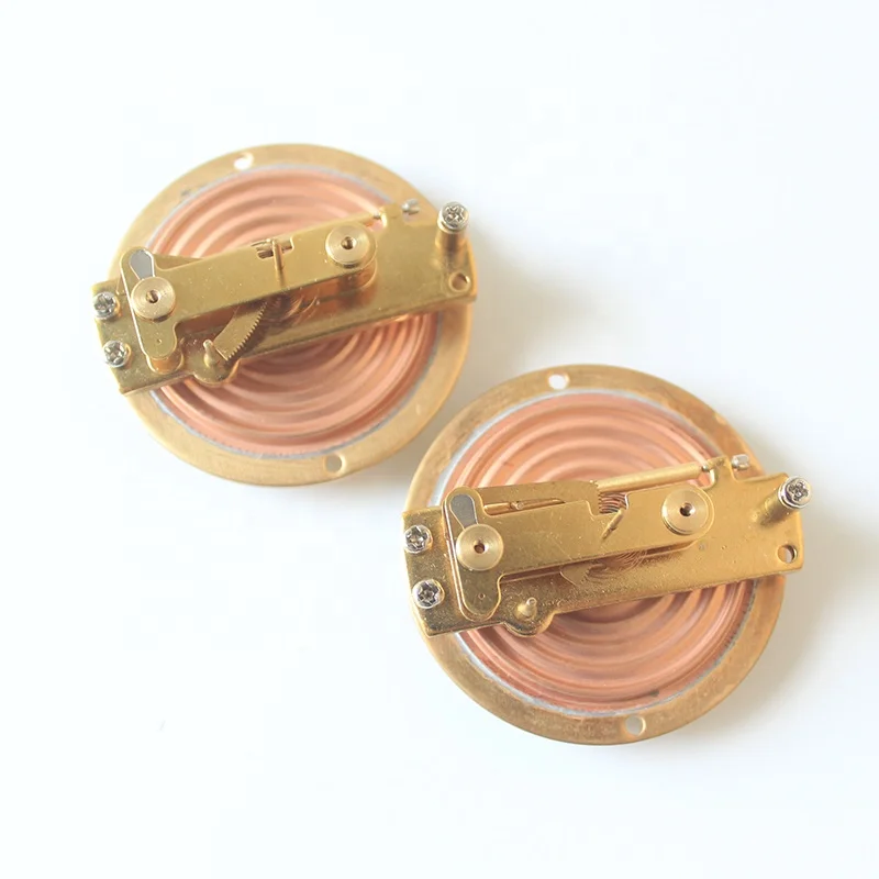 Beryllium diaphragm and movement assembly for diaphragm pressure gauge