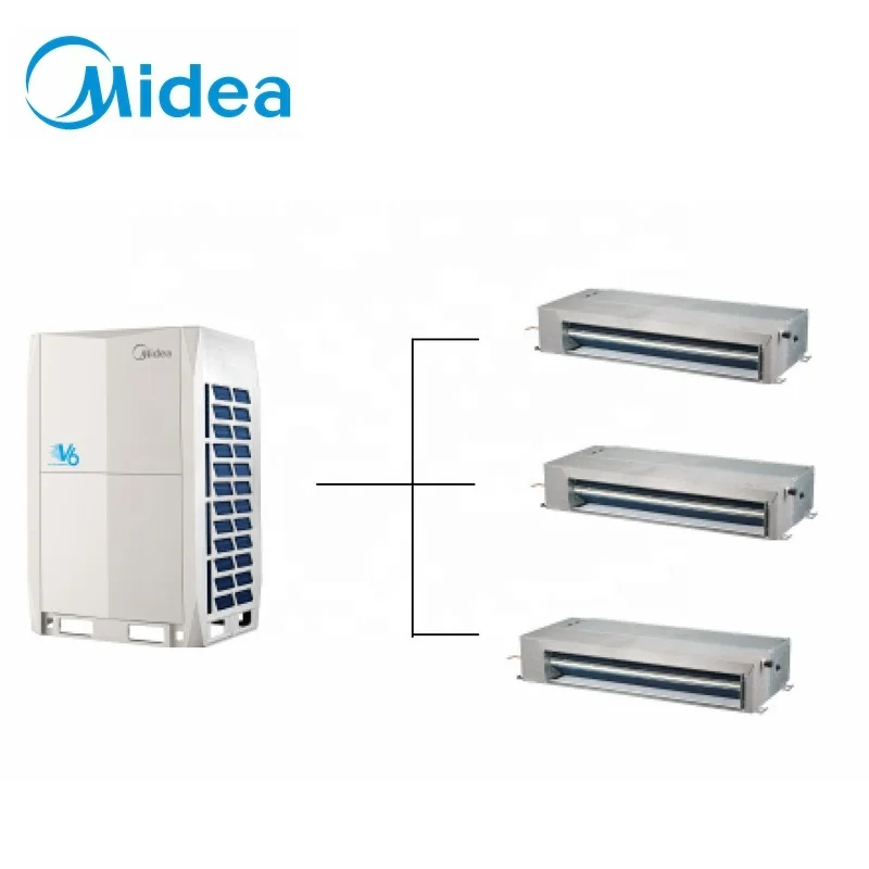 Midea 10HP V6 серии VRF 50 или 60Hz Кондиционер воздуха 300000Btu 30kw промышленная система HVAC