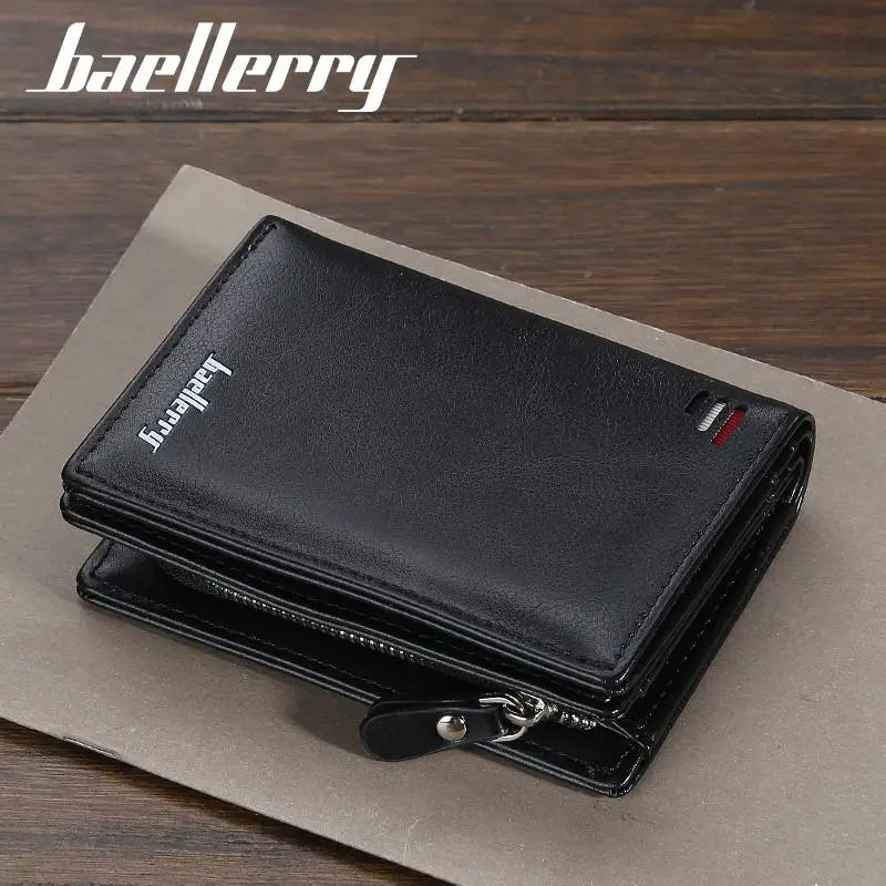 Оптовая продажа бумажник baellerry с передним карманом для мужчин многофункциональный зажим денег из искусственной кожи держатель карт и ключей маленький