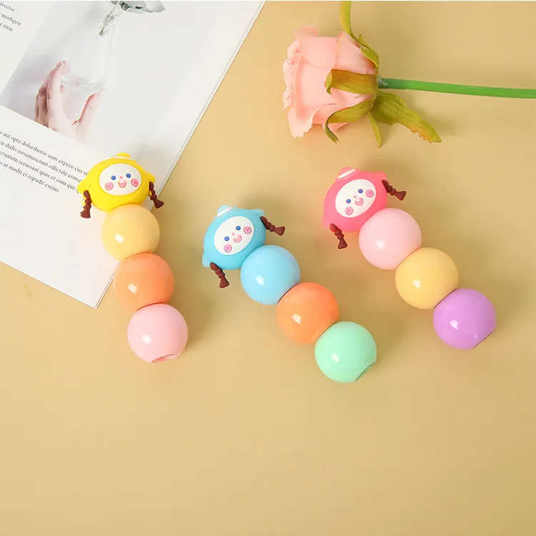 Cute high performance gorgeous glitter marker pastel color permanent marker pen splice quick-drying highlighter marker pen