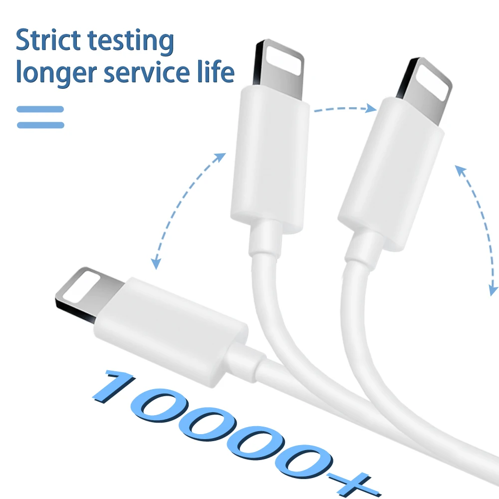 original quality mfi cerfitied light ning cable for i phone free sample fast charging 1.5A chargingB