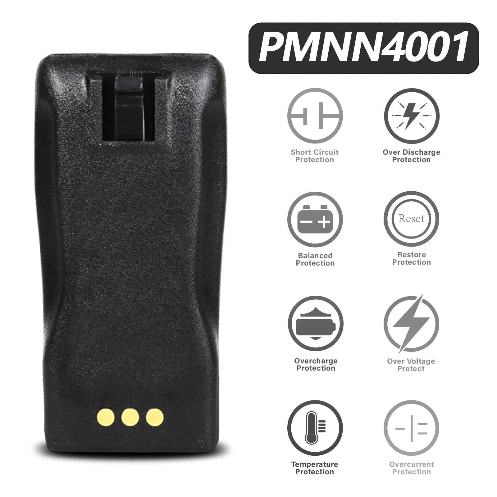 JINTION PMNN4001 двухсторонний радиоприемник NIMH аккумулятор для Motorola GP3688 GP3188 XIR P3688