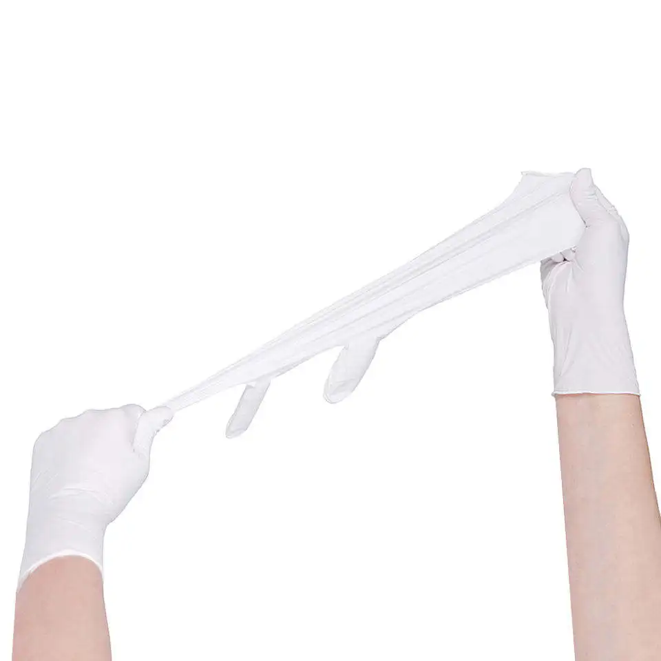 Factory Wholesale Accept OEM 100 Pack Disposable Gloves Nitrile Gloves Powder-Free 100% Pure Nitrile Glove