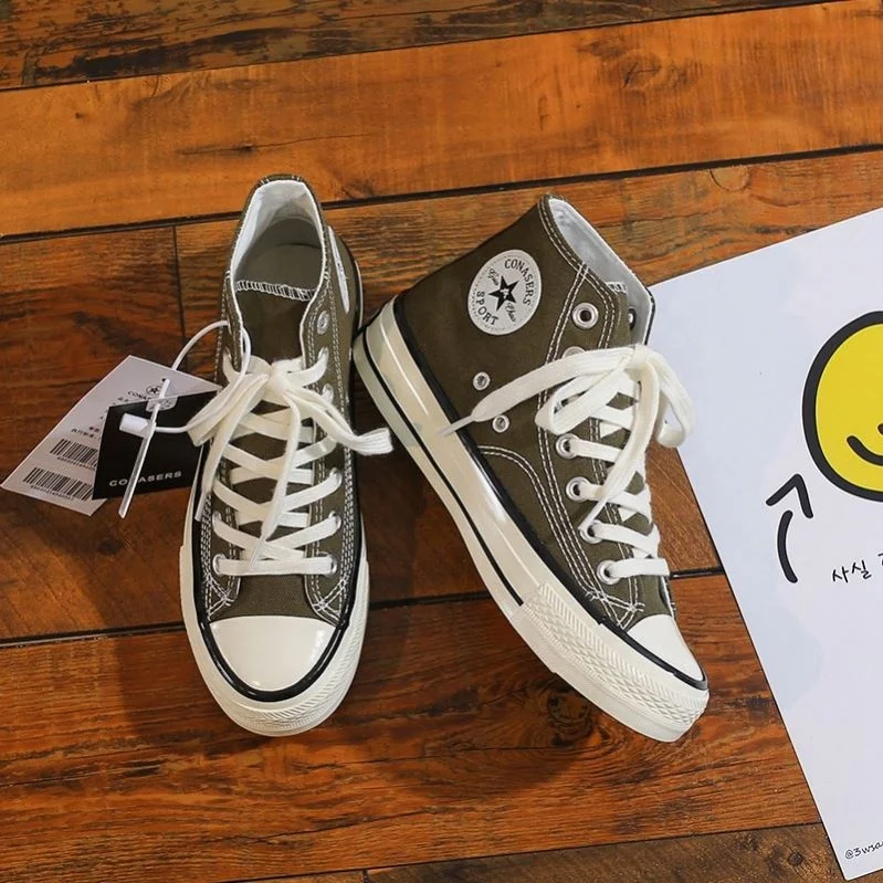 Dropshipping Women canvas shoes Customize Vulcanized Shoes women canvas trendy shoes