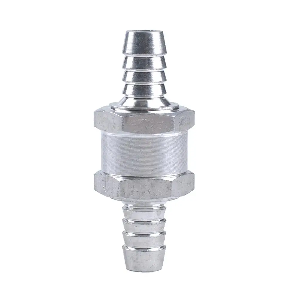 6/8/10/12/14/16mm Aluminium Alloy hydraulic  Fuel Non Return a check valve for diesel One Way Fit Carburettor
