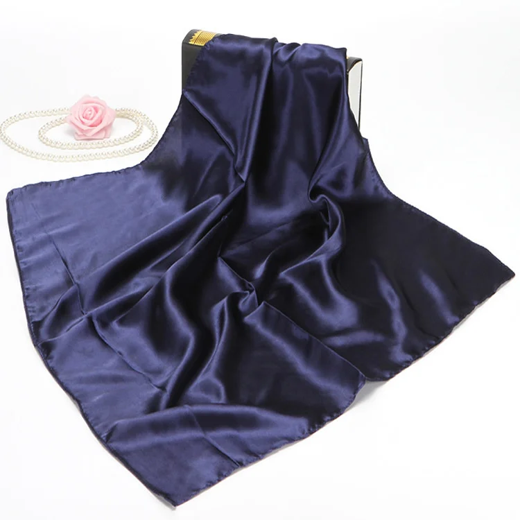 Custom Printed Paisley Polyester Cotton Bandana Square Scarf Luxury Flower Printing Silk Hair Bandana With Logo