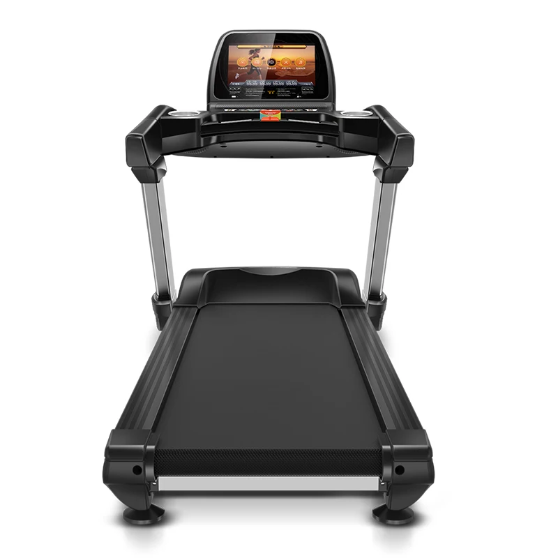 YPOO commercial treadmill 58cm belt width 21km/h electric gym treadmill running machine color touch screen factory price