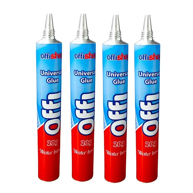 Пустые алюминиевые трубки силиконовый клей гелевые клеи Длинные насадки складные игольчатые 15 мл 20 30