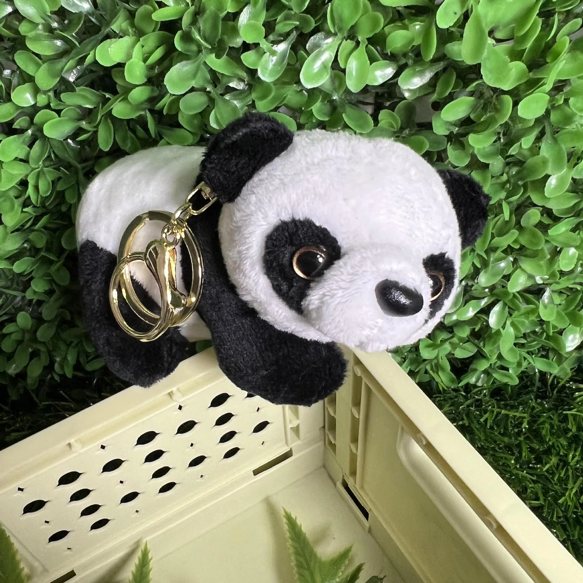 Authentic Chengdu Panda Base Tongfei Stuffed Keychain Huahua and Ye Cotton Travel Commemorative Bag Pendant Gift