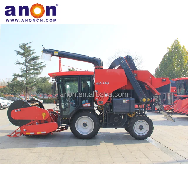 ANON 4lz-1.6a soybean harvester mini soybean combine soybean harvester machine