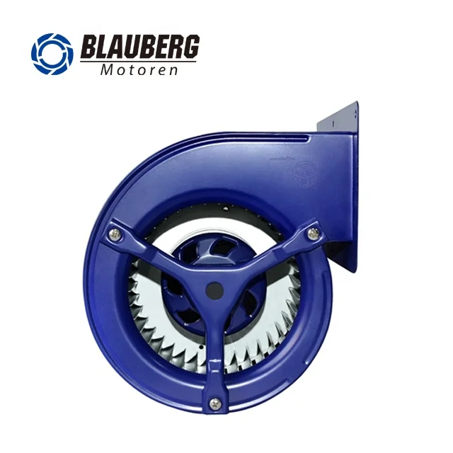 Blauberg galvanized sheet Manufacturer 500 cfm blower double inlet centrifugal blower fan 220v  for  extruders