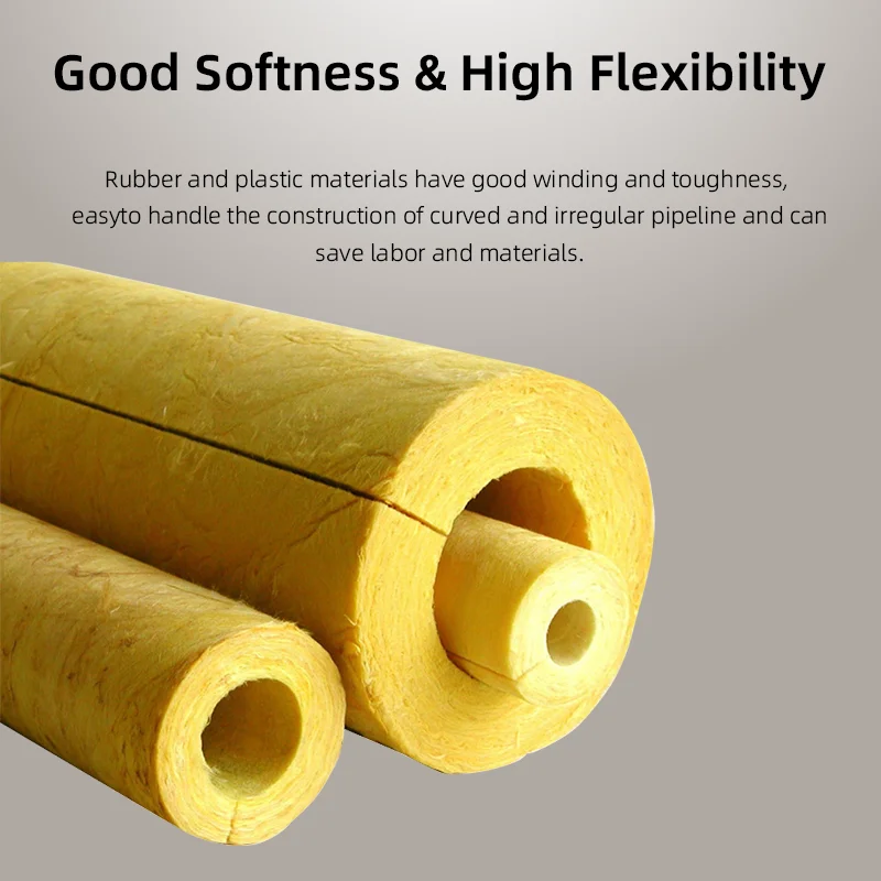 Glass wool tube Premium quality glass wool tube felt thermal insulation soundproofing solution for your industrial needs
