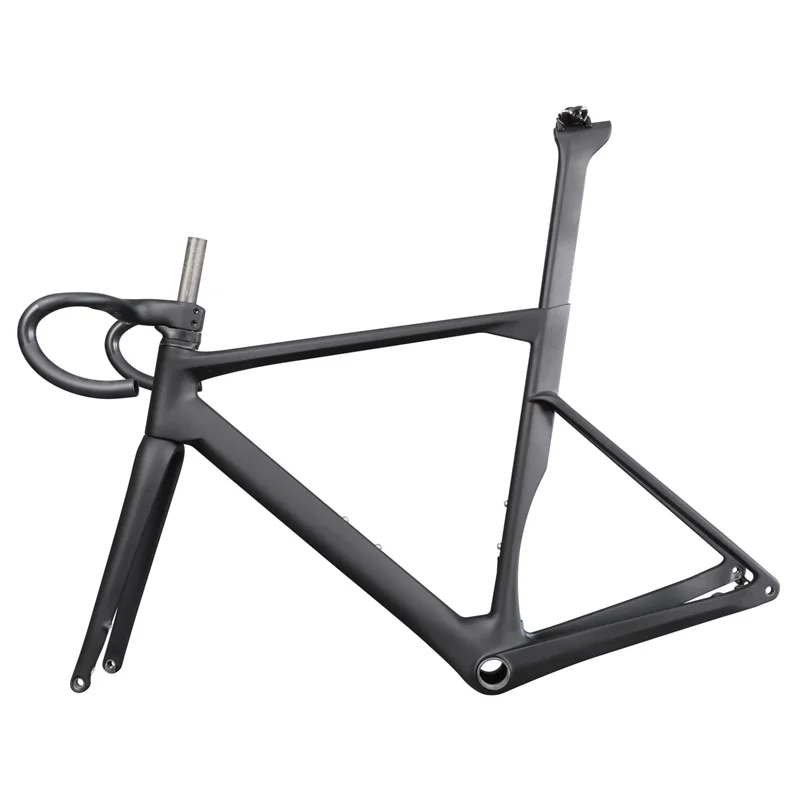 700 Aero Road Bike Frame include Seatpost Handlebar BB86 48/51/54/56/59cm Max Tire 700*25c 100*12 142*12