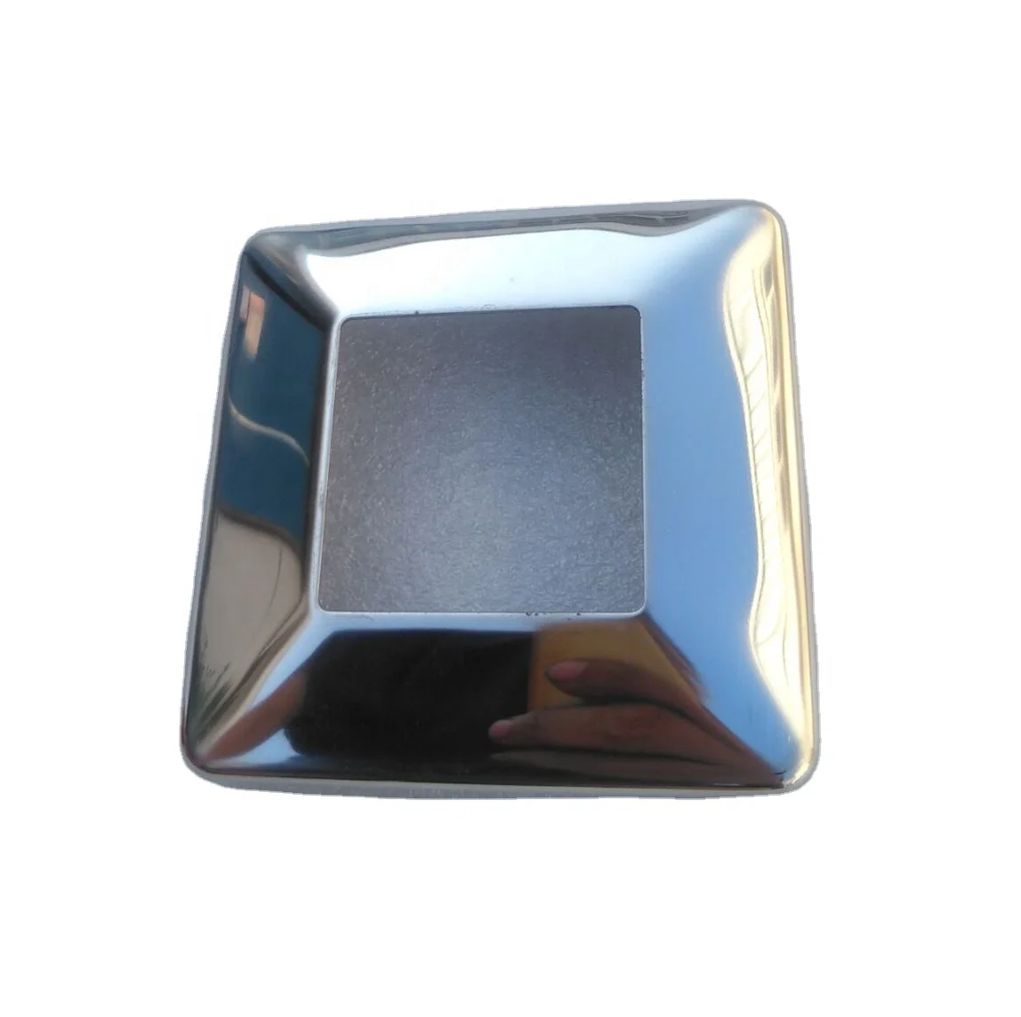 Stainless Steel 316 ,stainless steel 304 Square domed Plate Cover for Stainless steel post