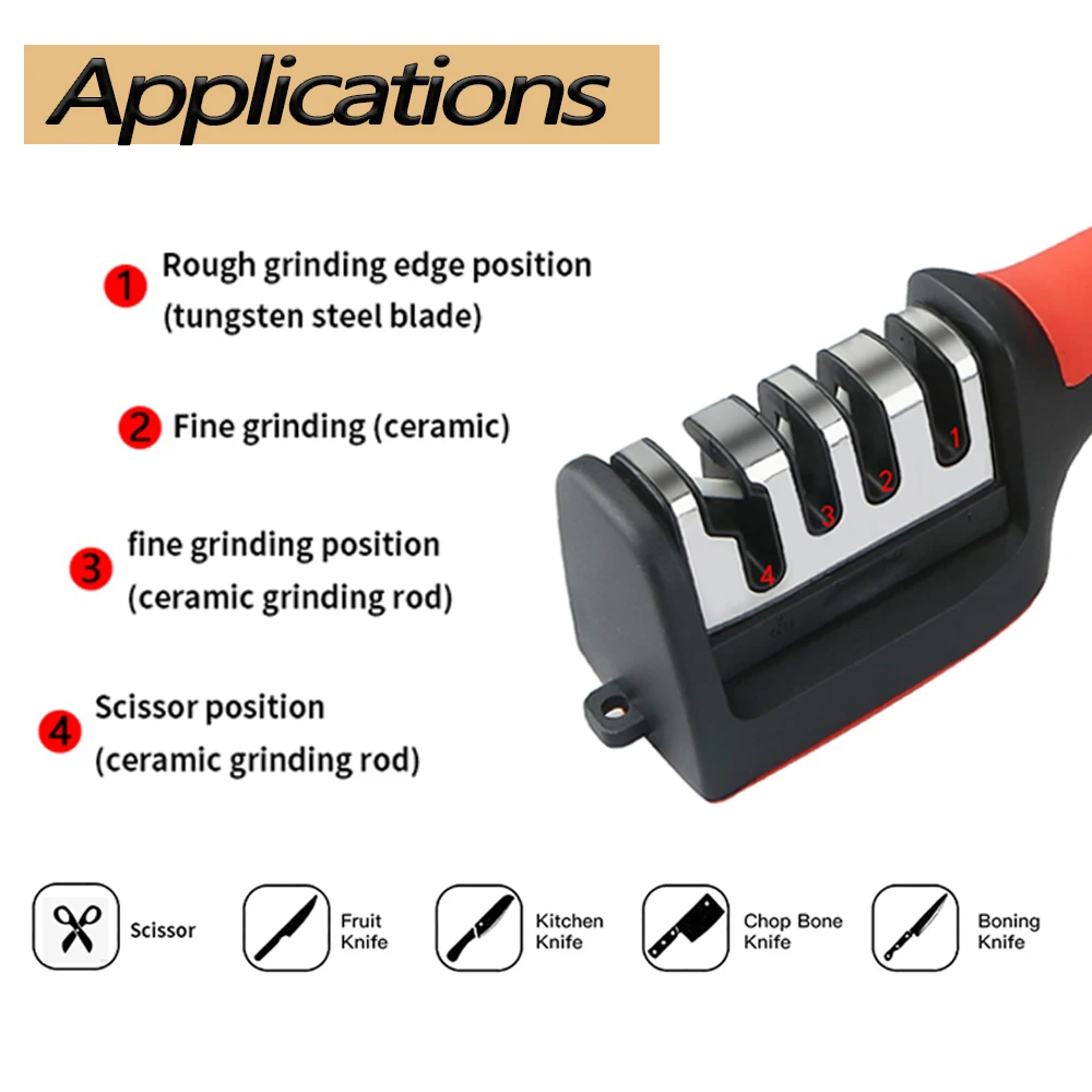 pocket knife sharpener shape design portable outdoor knives sharpener