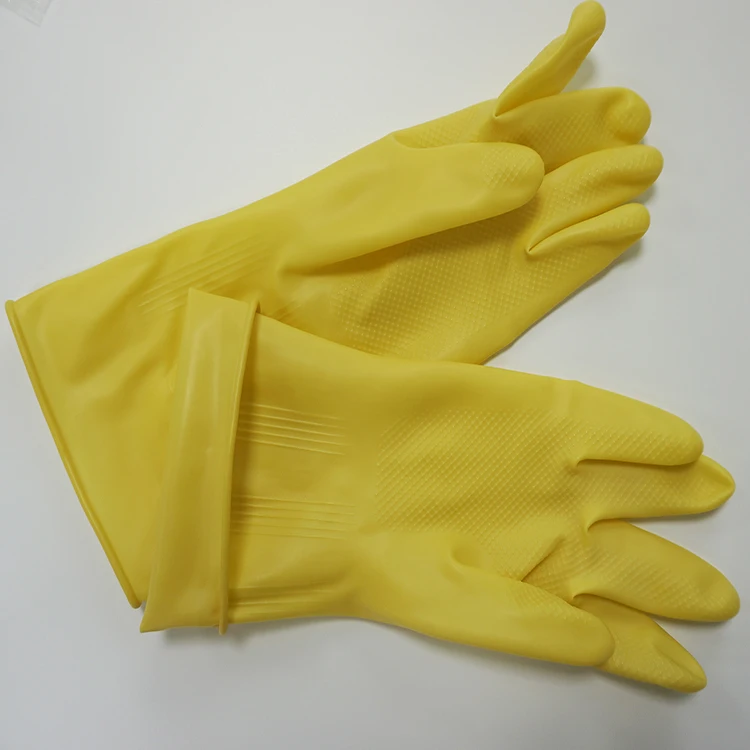 Factory Hot Sell Gants de menage fantaisie des gants noir en latex de gros la marque Customization