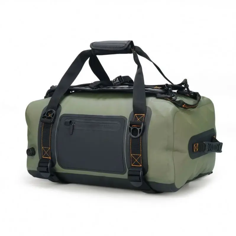 2024 New Sports custom waterproof duffel bag leather waterproof duffel large travel sport bag