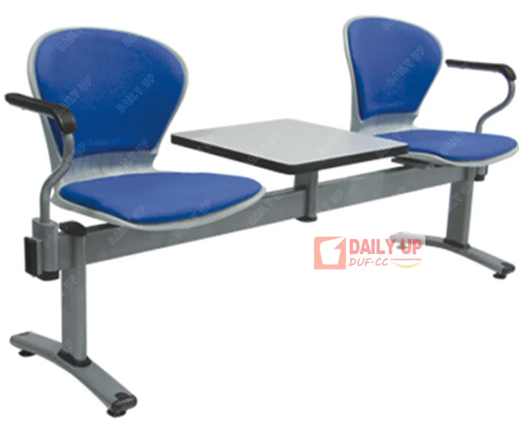 4 Seat Clinic Waiting Chair Sturdy Public Station Seat with Armrest Hospital Waiting Chairs