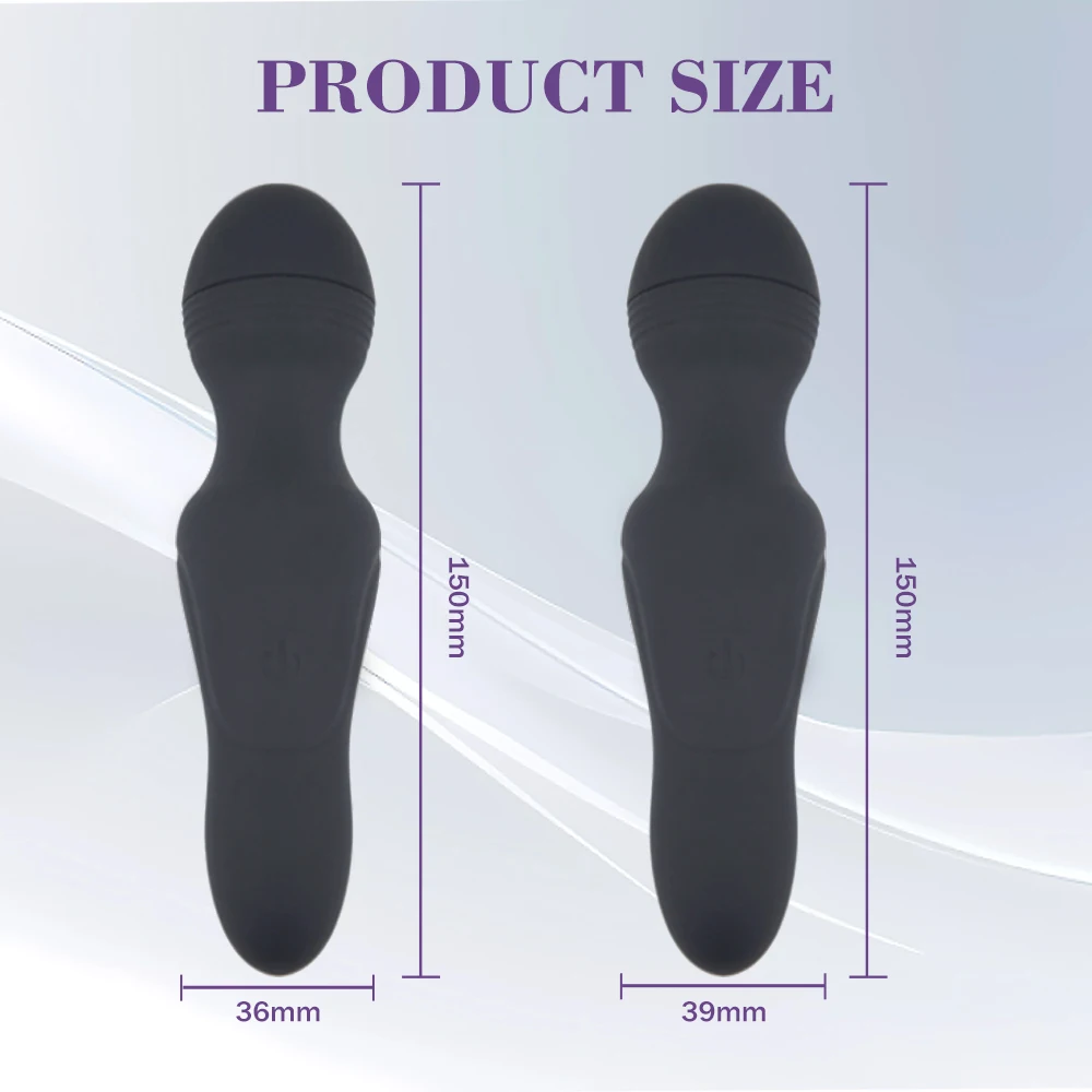 Strong motor vibrating head stimulates sensitive parts mini size portable G spot vibrator sex toys for woman