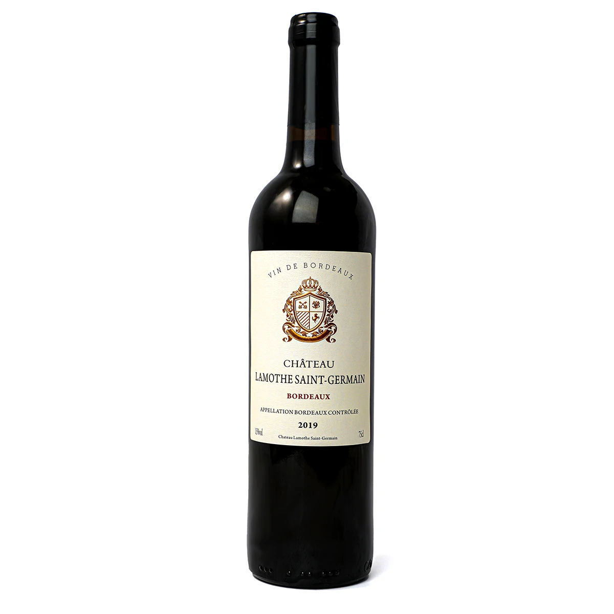 Custom Printing White Embossed Gold Foil Spot Uv Wine Label Customised Wine Bottle Labels