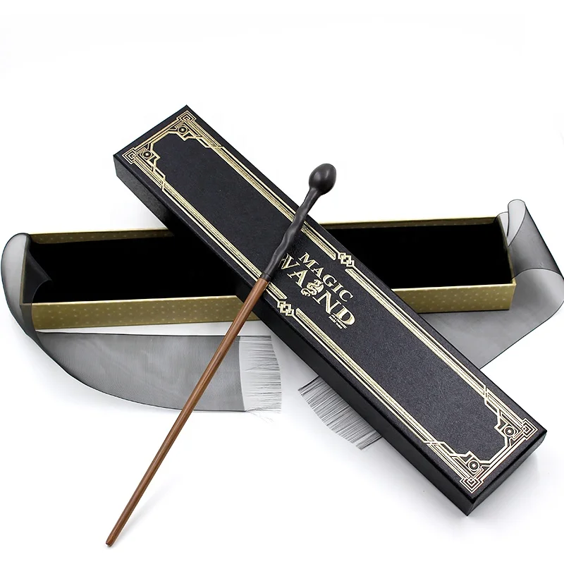 MC46 Remus John Lupin Magic Wand with Black Magic Wand box with Black ribbon