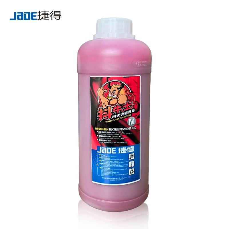 T-shirt printing dtf pigment cmyk and white ink for 1800 DX4 DX5 DX7   digital heat transfer pet film printer