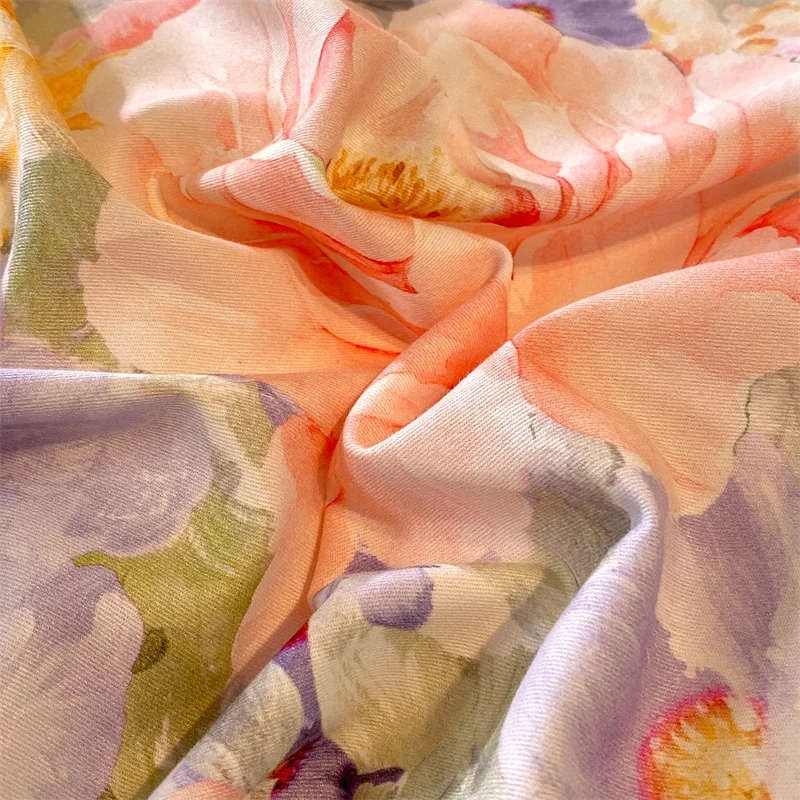 Hot Sale Cotton Fabric Bed Linen Sheets Wholesale Bedding Duvet Cover Set Bed Linen Set Pure French Linen Bedding