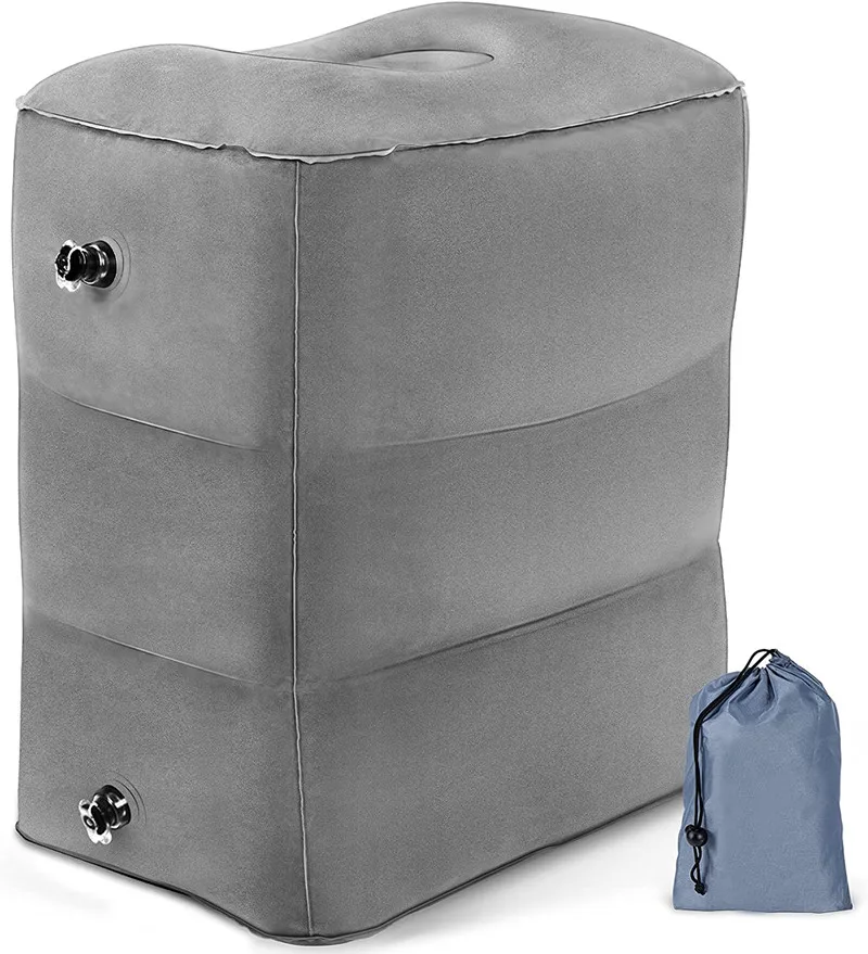 New Inflatable Travel Pillow Cushion for Foot Rest and Kids Sleeping Cushion on Plane Train