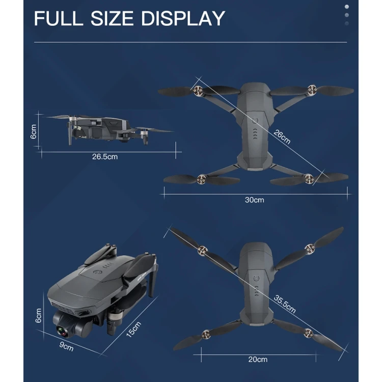 Best Sell Drone SG907 MAX GPS 3-axis Gimbal Stabilizer Mini Wifi Drone 4K Dual Camera Folding Image follow RC Drone