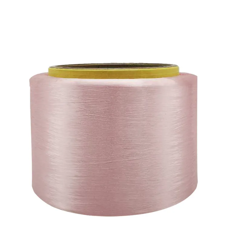 FDY 150D/48F dope Dyed Bright Polyester Filament Yarn  for knitting woven label