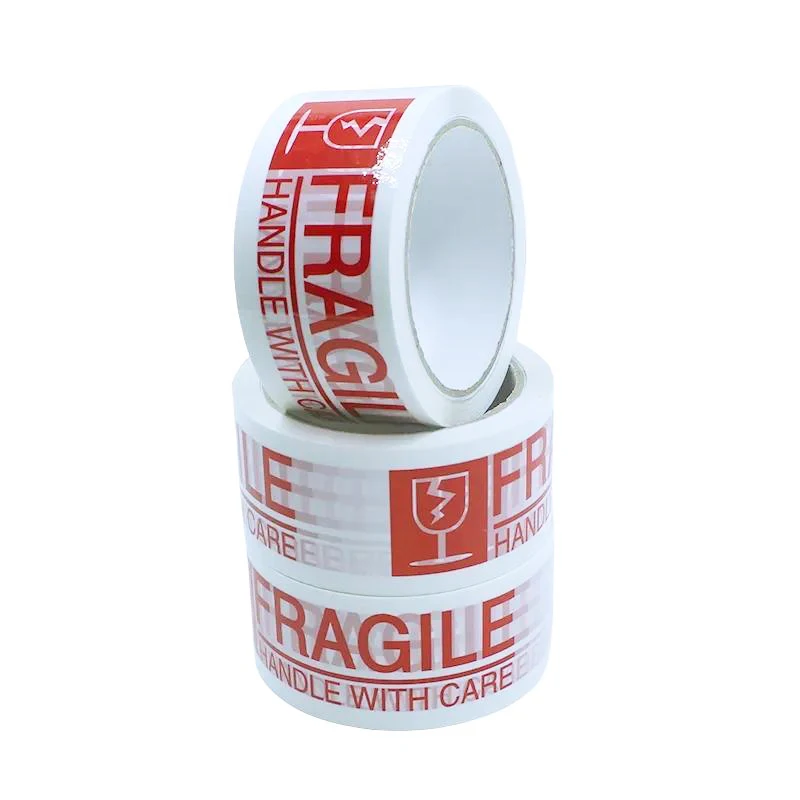 Custom packaging tape opp clear packaging tapes bopp Online shop prime adhesive fragile packing tape with logo 48mm transparent