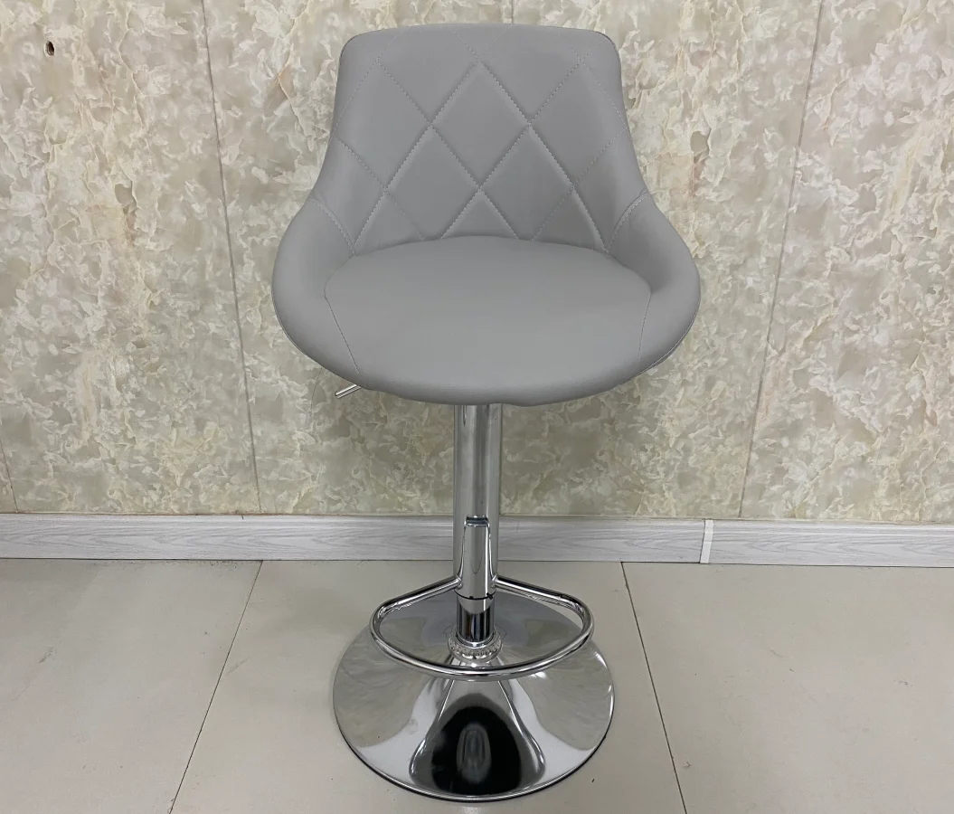 360 Degree Rotating Bar Chair Customization Bar Furniture Adjustable Height Synthetic Leather Bar Stool