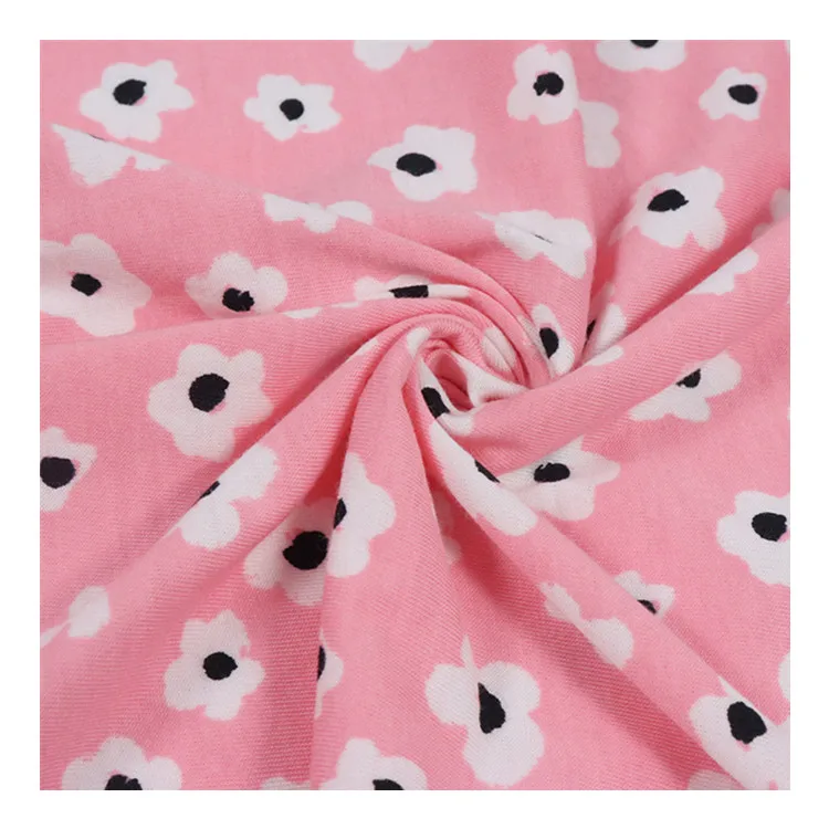 
Made In China Modal / Cotton Combed reactive print Single Jersey Fabric 