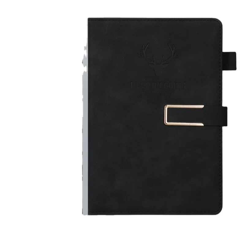 U-buckle simple art cortex thickened notepad creative a5 gift paper products wholesale pu notebook school notebook