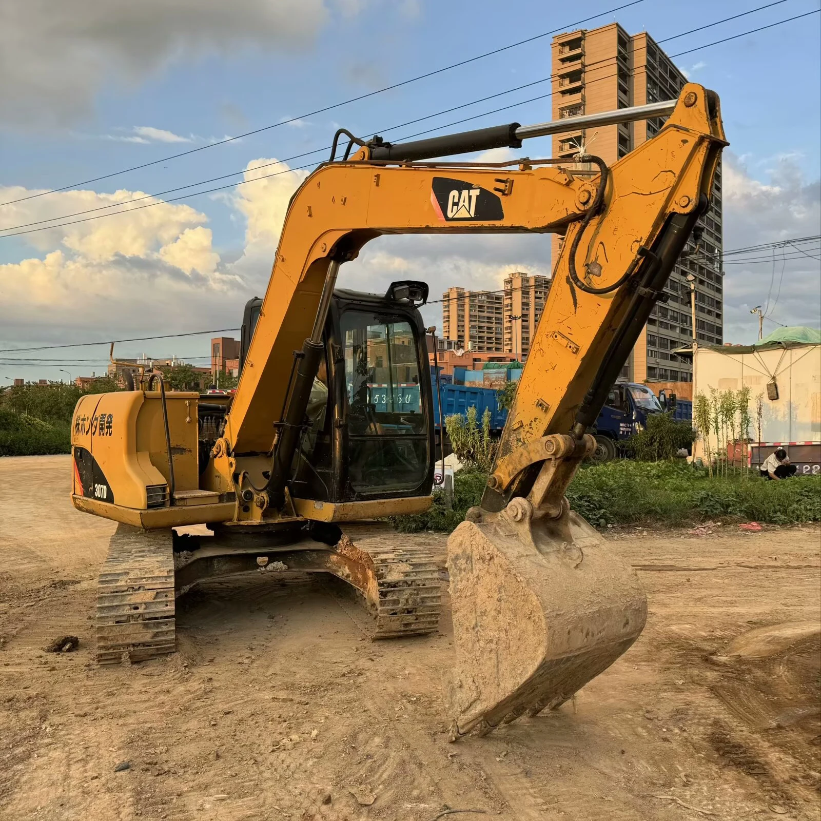 Hot Sale Used CAT 305.5E2 307D 306 308C Mini Excavator 5ton Operating Weight Core Engine Pump Motor Gear Gearing Bearing