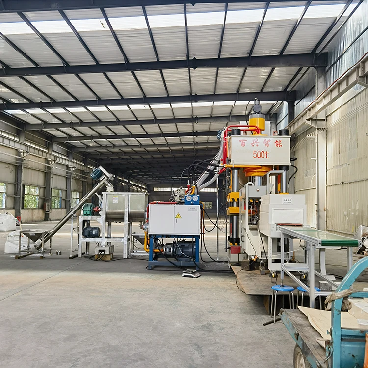 Fully automatic cow and sheep salt block machine, 500 ton servo CNC salt block hydraulic press
