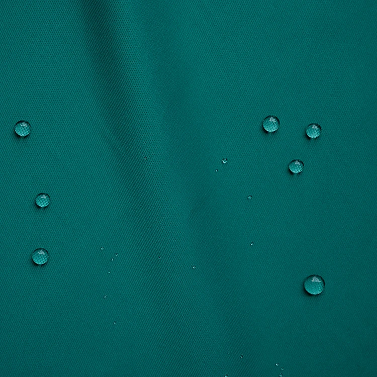 recycled solid plain twill bonded memory weaving polyester fabric for sportswear casual suit coat