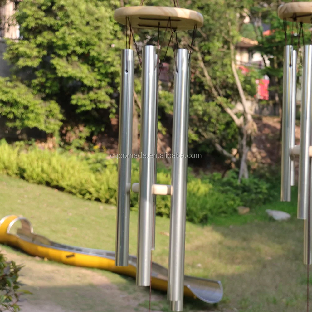 30 inches White Wind chime garden decoration natural sound windchimes