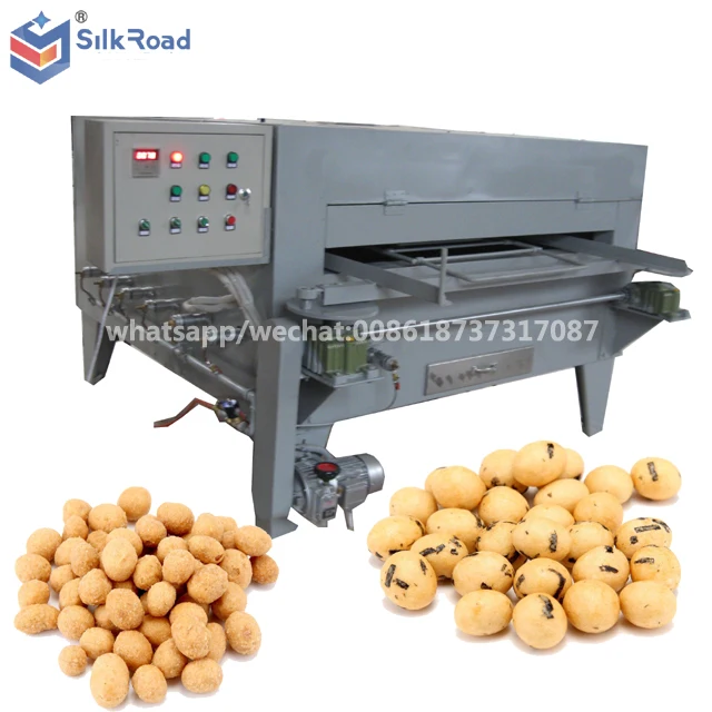  automatic coated peanut coffee bean roasting