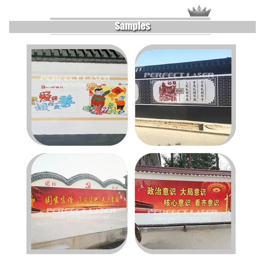 Perfect laser HD enhanced vertical wall inkjet mural color printer to glass roll door ground printing price