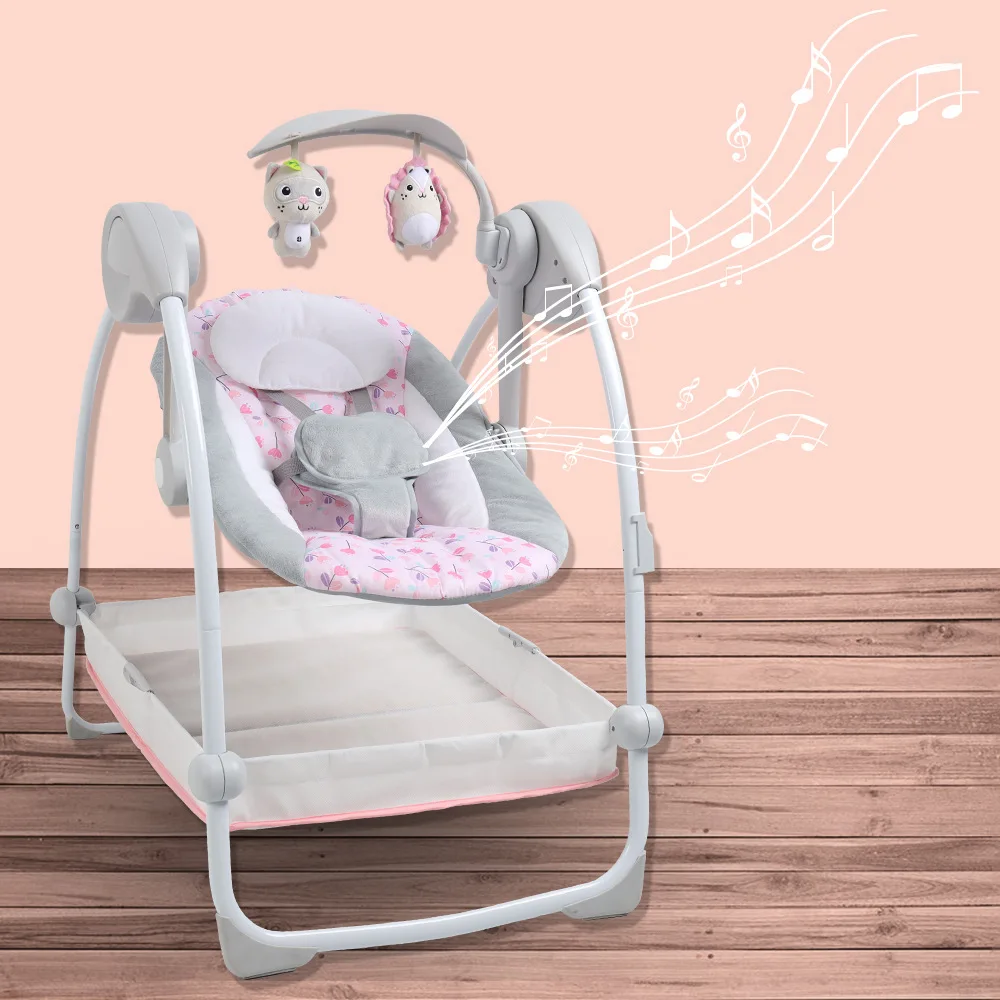 Multi-Function Electric Baby Cot Automatic Cradle Swing Baby Bed Rocking Chair With Music//
