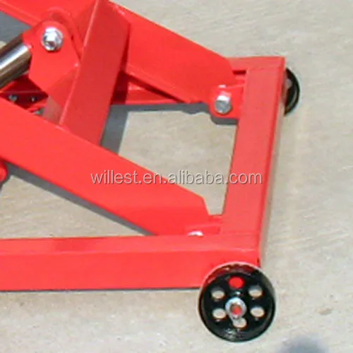 Hydraulic Motorcycle Scissor Lift Jack Hoist Stand HUTZ 1000 lbs AL10HS160 Motorbike Repair Lift Table