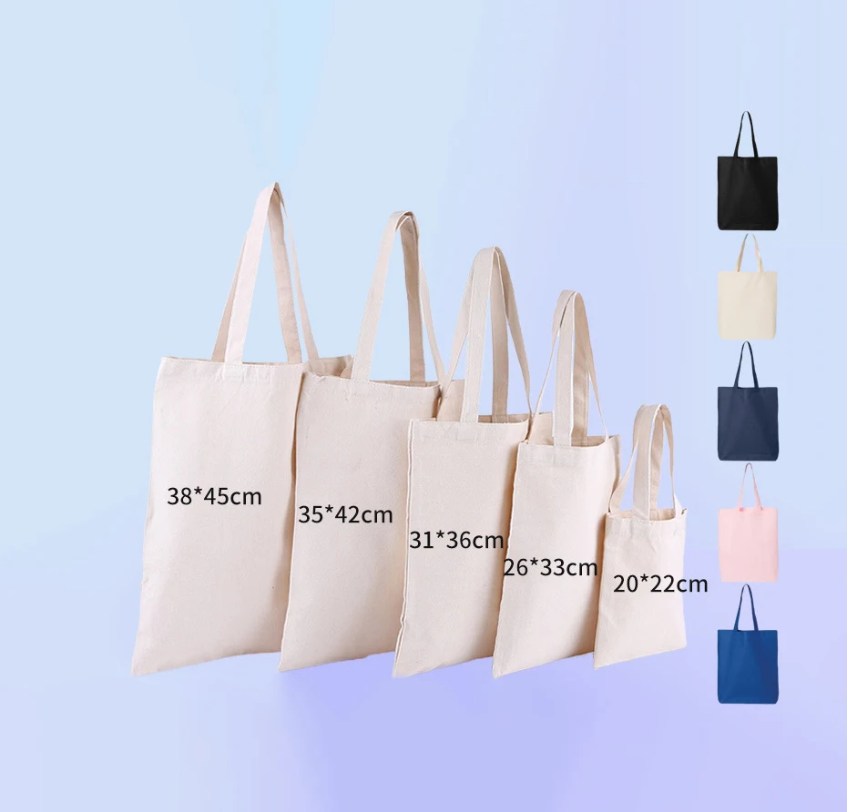 Wingtu New Design Premium Calico Cotton Tote Bag Fabric Shopping Bags Design Pattern Customize Shopping Bags