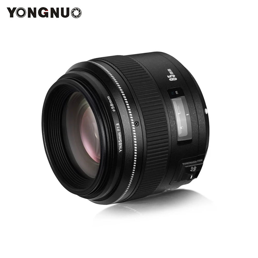 YONGNUO Camera Lens YN85mm F1.8N Medium Telephoto Prime Lens Auto/ Manual Focus for Nikon D7500/D810/D700/D200/D90 Cameras Lens