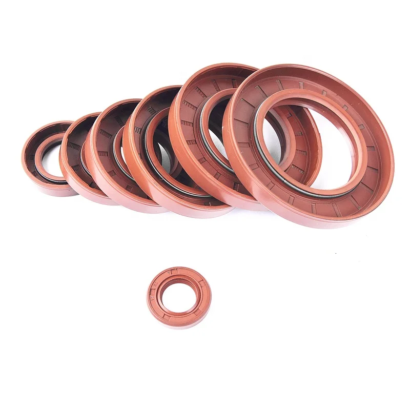 TC TG SC TA TB types oil resisting 75 Shore shaft red silicone rubber black blue NBR EPDM brown FKM FPM Oil Seal retainer cuffs