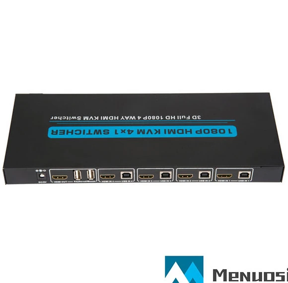 HD MI2.0 KVM переключатель 4HD MI порты клавиатура мышь 18